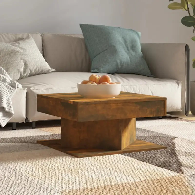 Salontafels van bewerkt hout voor praktische en stijlvolle interieurdecoratie - Gerookt eiken / 1 - Salontafels