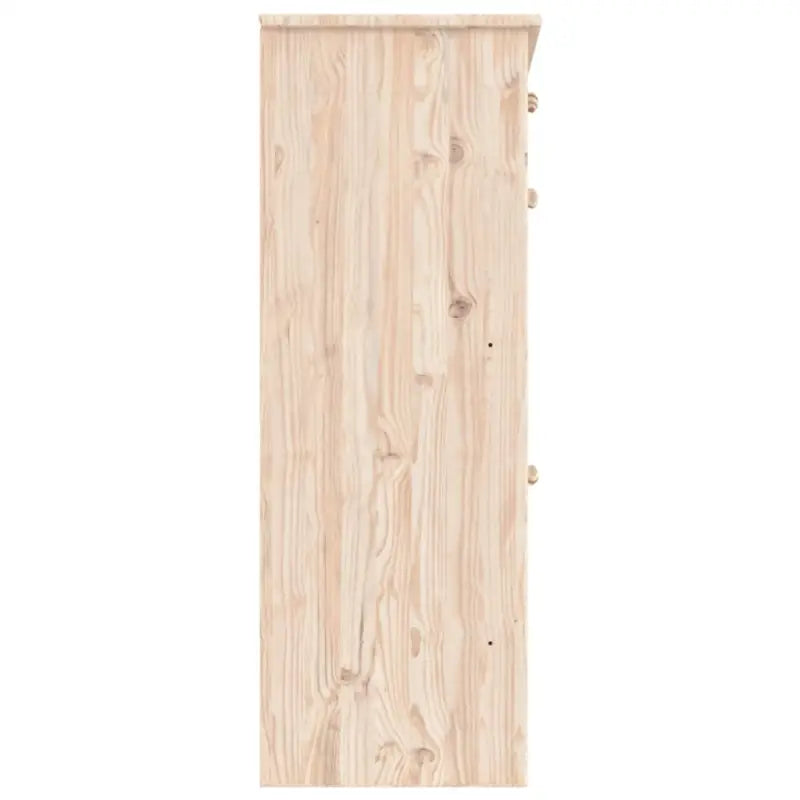Schoenenrek van massief grenenhout met houten knoppen en ruime afmetingen - Schoenenrekken