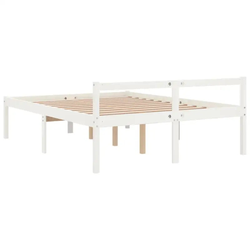 Seniorenbed van massief grenenhout met levering bevat - Bedden & bedframes