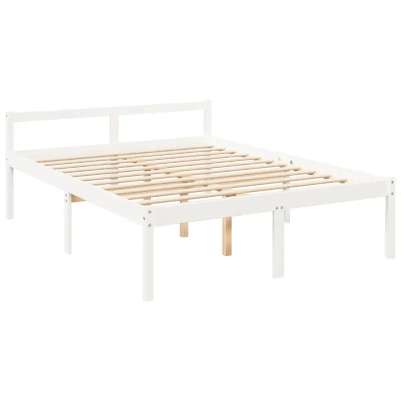 Seniorenbed van massief grenenhout met levering bevat - Bedden & bedframes