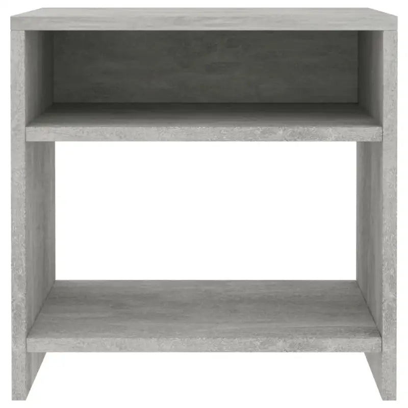 Set van 2 nachtkastjes van bewerkt hout met open vak en levering bevat - Nachtkastjes