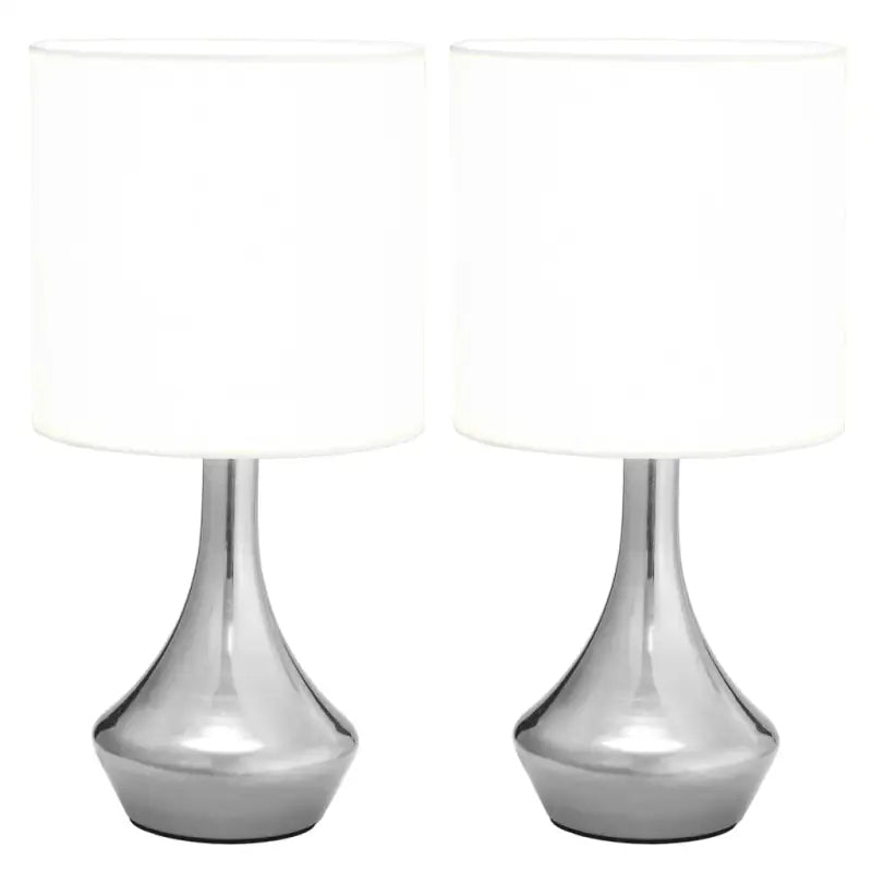 Set van 2 sierlijke tafellampen met levering bevat en aanraakknop - Lampen