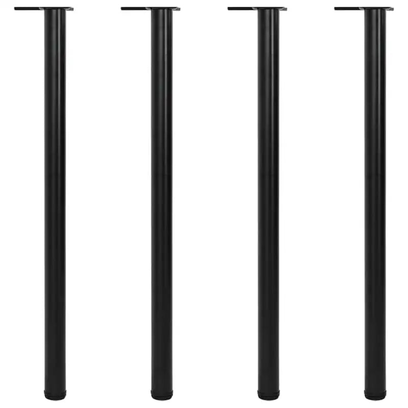 Set van vier kwalitatief hoogwaardige tafelpoten voor meubelvervanging - Zwart / 1100 mm / 4 - Tafelpoten