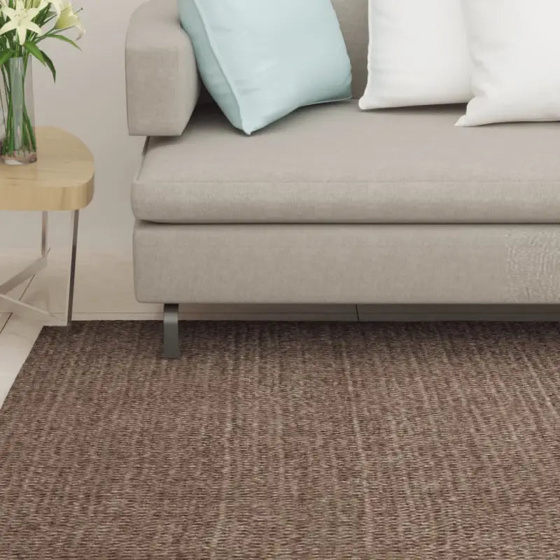 Sisal Vloerkleed met Prachtige Structuur voor Elke Kamer - Bruin / 66 x 350 cm - Vloerkleden