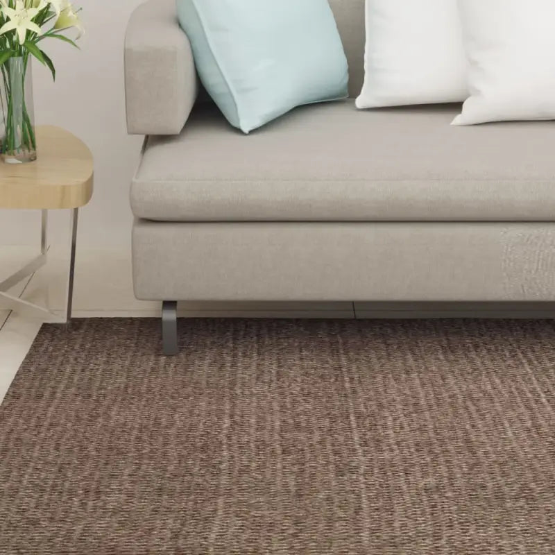 Sisal Vloerkleed met Prachtige Structuur voor Elke Kamer - Bruin / 80 x 300 cm - Vloerkleden