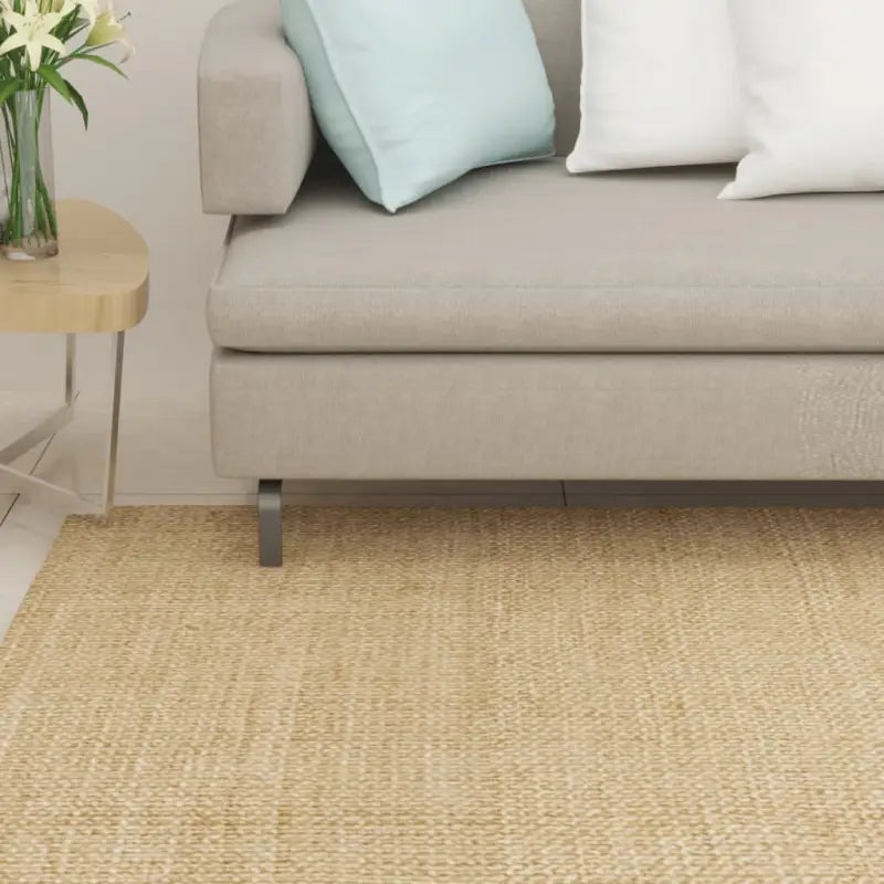 Sisal Vloerkleed met Prachtige Structuur voor Elke Kamer - Naturel / 66 x 350 cm - Vloerkleden