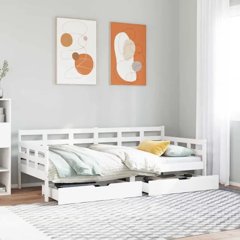 Slaapbank met massief grenenhout en rustieke charme - Bedden & bedframes