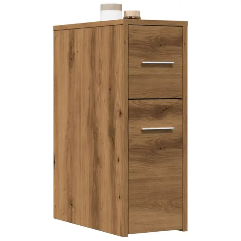 Smalle badkamerkast van bewerkt hout voor duurzaamheid en decoratie - artisian oak / 1 - Opbergkasten & lockerkasten