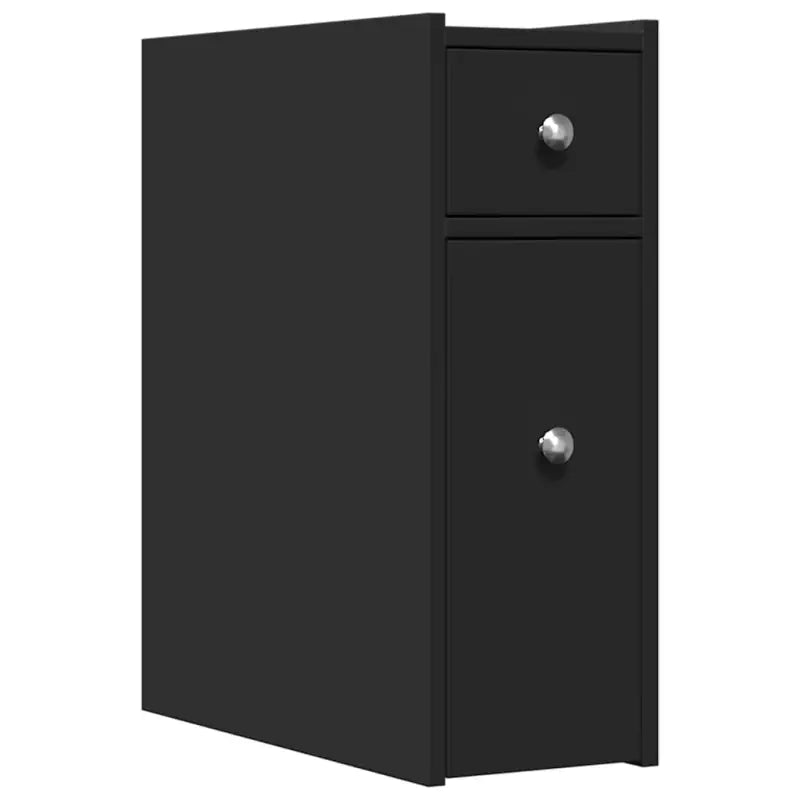 Smalle badkamerkast van bewerkt hout voor een praktische badkameroplossing - Opbergkasten & lockerkasten