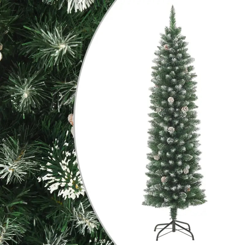 Smalle kerstboom met spitse uiteinden voor feestelijke sfeer in huis - 120 cm / 1 / zonder LED - Kerstbomen