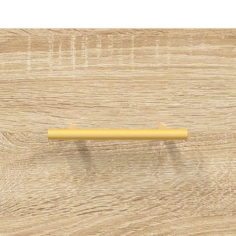 Sonoma Eiken Dressoir met metalen poten en bewerkt hout - Dressoirs & buffetkasten