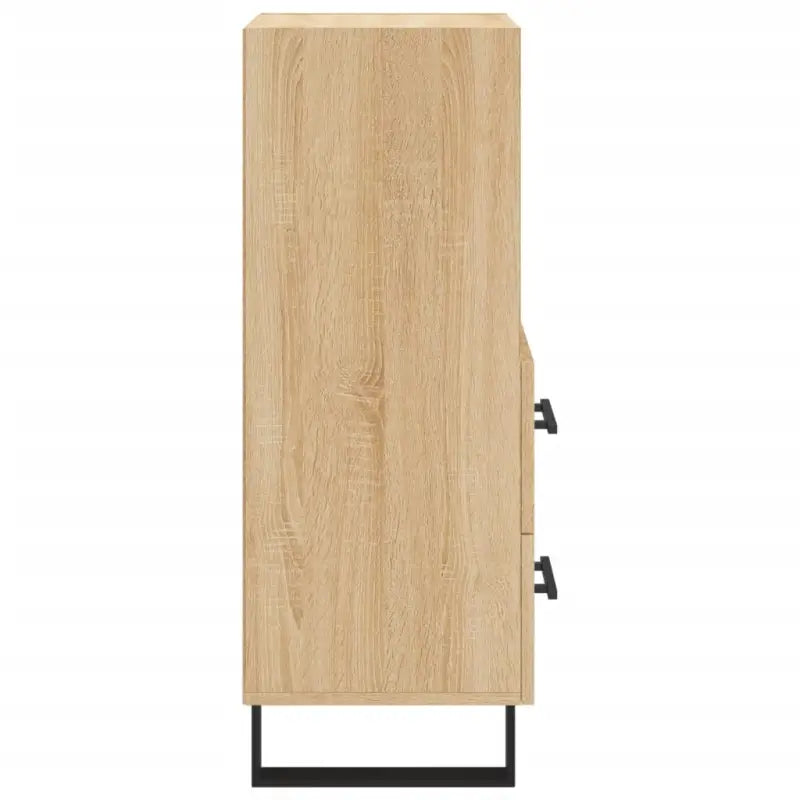 Sonoma eiken dressoir met metalen poten en bewerkt hout - Dressoirs & buffetkasten