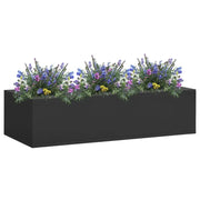 Stalen Bloempot voor op kantoor met duurzame en gemakkelijke reiniging - Antraciet / 1 - Bloempotten & plantenbakken