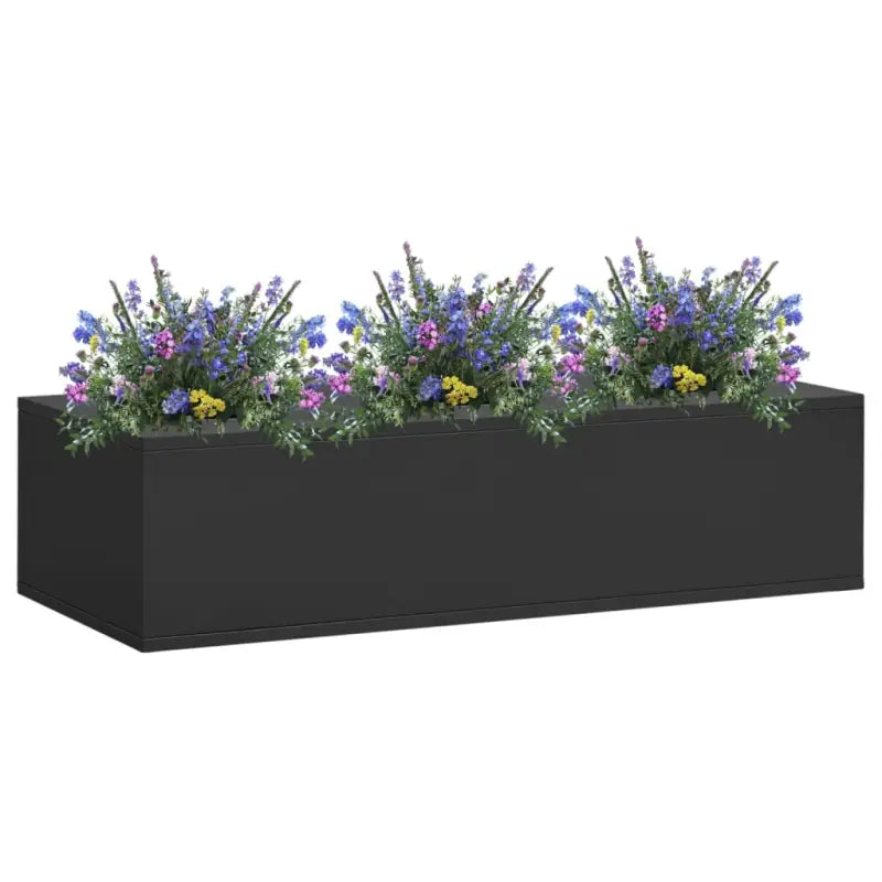Stalen Bloempot voor op kantoor met duurzame en gemakkelijke reiniging - Antraciet / 1 - Bloempotten & plantenbakken