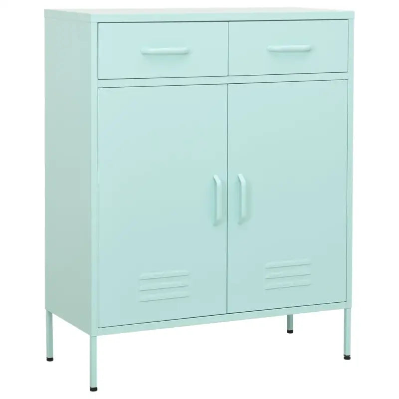 Stalen opbergkast met 3-sectie kogellagergeleiders voor een nette kamer - Mintgroen / 1 - Opbergkasten & lockerkasten