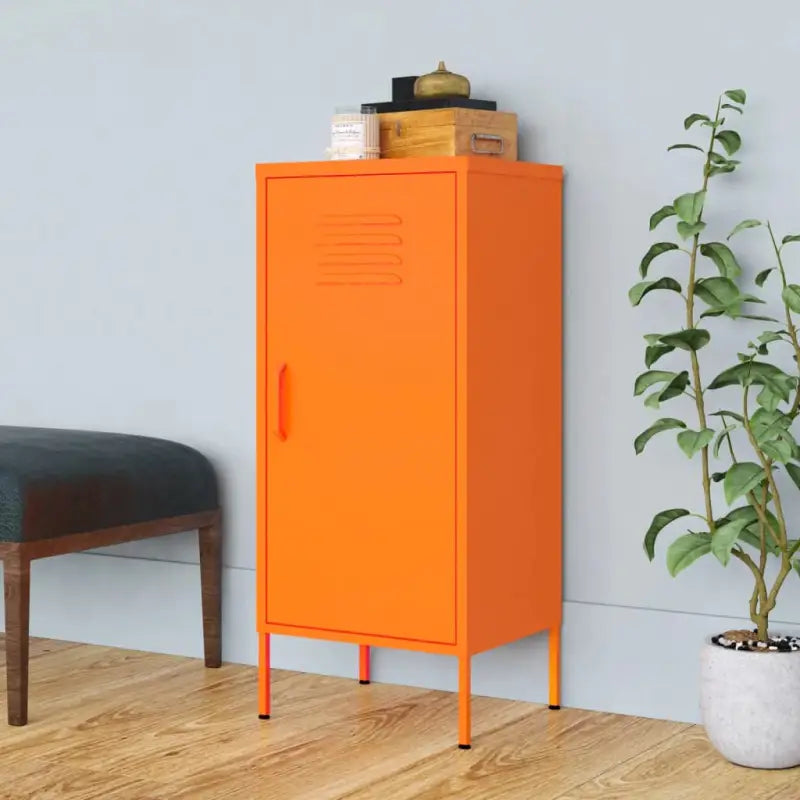 Stalen opbergrek met verstelbare schappen voor een opgeruimd huis - Oranje / 1 - Opbergkasten & lockerkasten