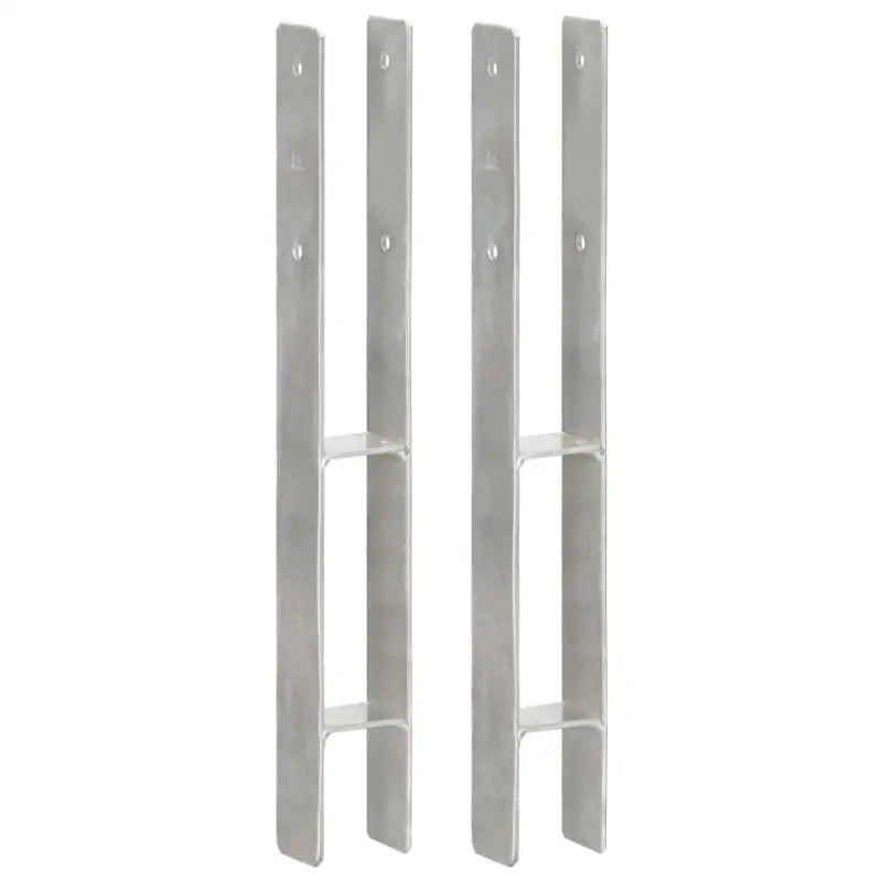 Stevige constructie grondankerset met voorgeboorde gaten voor buitengebruik - 7 x 6 x 60 cm / 2 - Grondankers