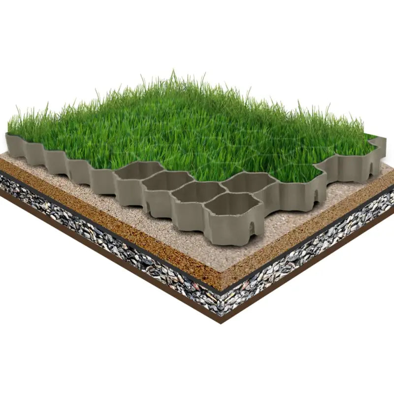 Stevige Grasroosters voor Tuin Paden en Opritten - Groen / 1 - Lijstwerk