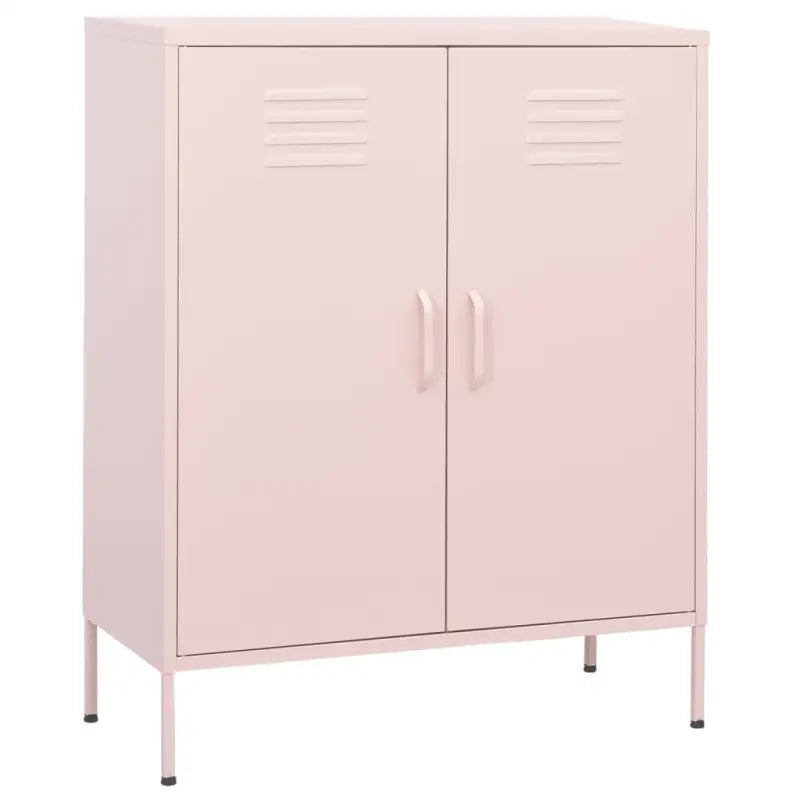Stevige Zijkast Met Aanpasbare Hoogte en Modern Design - Roze / 1 - Opbergkasten & lockerkasten