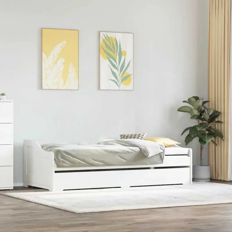 Stijlvol daybed van massief grenenhout met opbergruimte - Bedden & bedframes