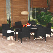 Stijlvolle en duurzame tuinset met weerbestendige rattan stoelen - Tuinsets