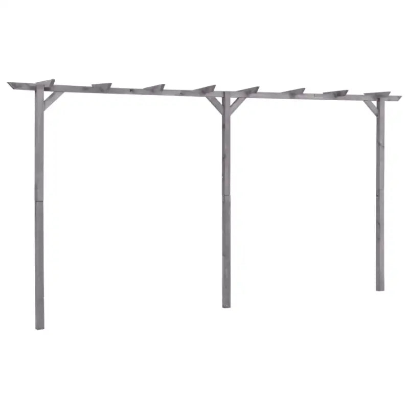Stijlvolle houten pergola van geïmpregneerd grenenhout voor tuin en terras - 400 x 40 x 205 cm / 1 - Tuinbogen latwerk