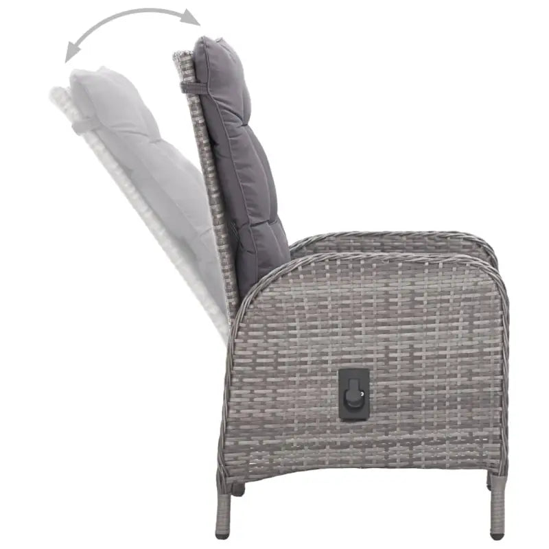 Stijlvolle poly rattan tuinset voor buiten dineren en ontspannen - Tuinsets