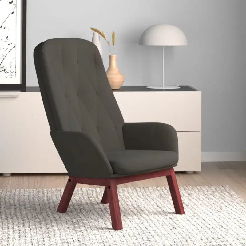 Stijlvolle relaxstoel voor comfortabel werken en ontspannen - Donkergrijs / 1 / Zonder voetensteun - Fauteuils &