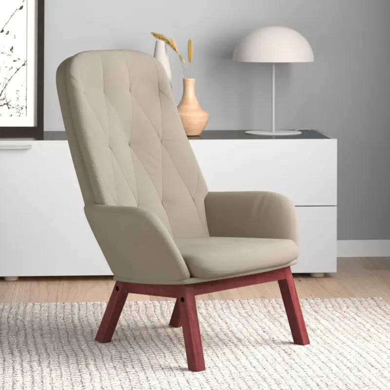 Stijlvolle relaxstoel voor comfortabel werken en ontspannen - Lichtgrijs / 1 / Zonder voetensteun - Fauteuils &