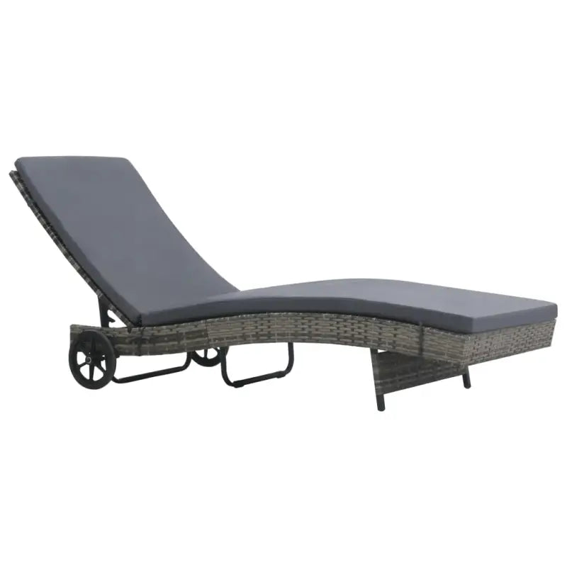 Stijlvolle waterbestendige ligstoelen voor in de tuin of op het terras - Antraciet / 1 - Ligstoelen