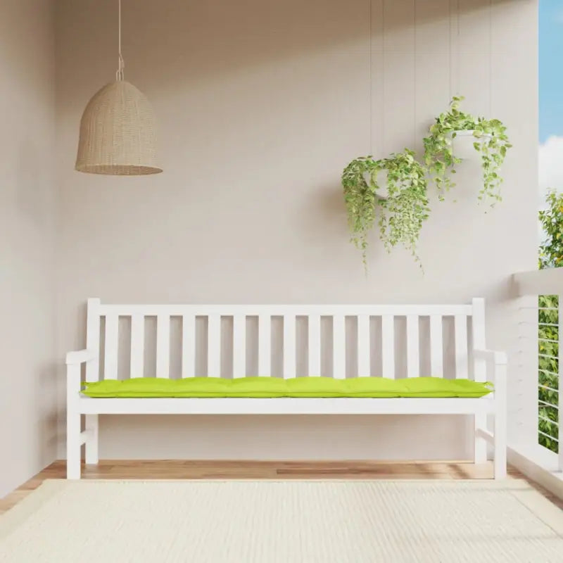 Stoelkussens met frisse uitstraling en duurzame oxford stof - Heldergroen / 200 x 50 x 7 cm / 1 - Stoelkussens