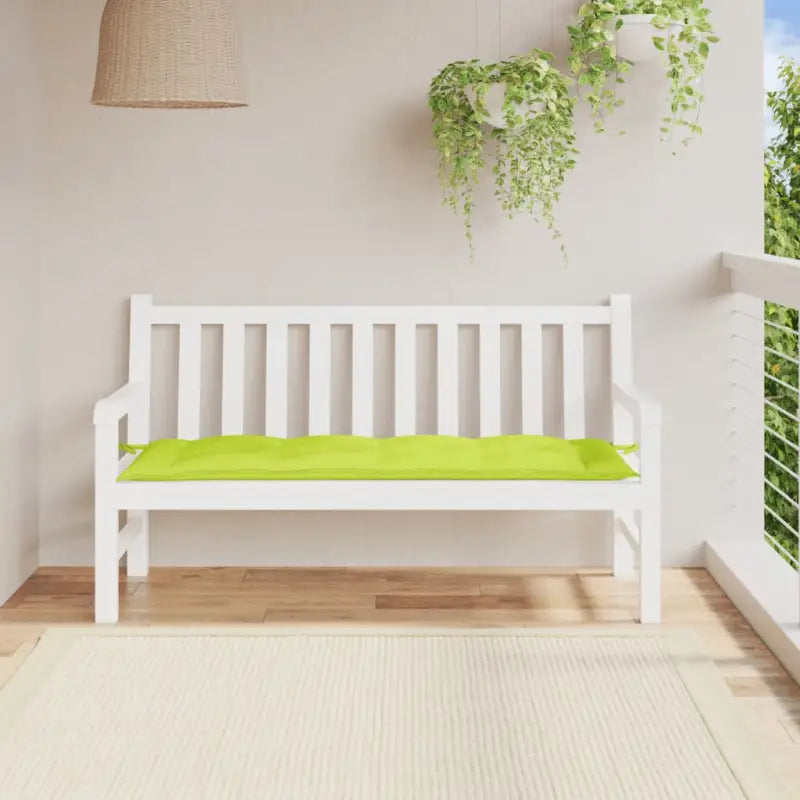 Stoelkussens met frisse uitstraling en duurzame oxford stof - Heldergroen / 150 x 50 x 7 cm / 1 - Stoelkussens