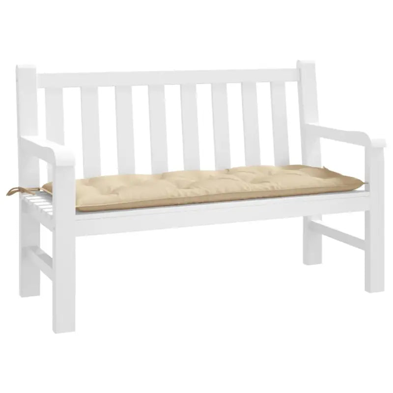 Stoelkussens met frisse uitstraling en duurzame oxford stof - Beige / 120 x 50 x 7 cm / 1 - Stoelkussens