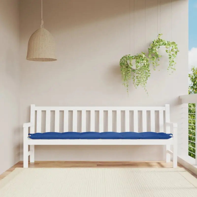 Stoelkussens met frisse uitstraling en duurzame oxford stof - Blauw / 200 x 50 x 7 cm / 1 - Stoelkussens