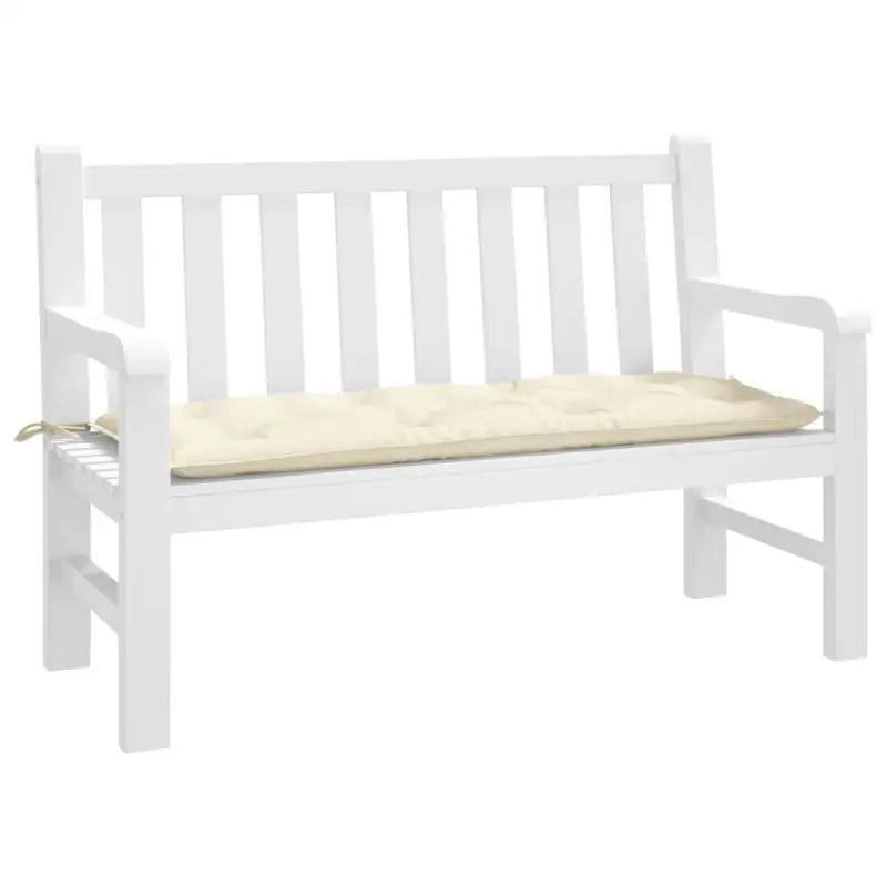Stoelkussens met frisse uitstraling en duurzame oxford stof - Crème / 120 x 50 x 7 cm / 1 - Stoelkussens