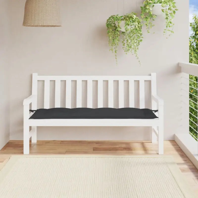 Stoelkussens met frisse uitstraling en duurzame oxford stof - Zwart / 150 x 50 x 7 cm / 1 - Stoelkussens