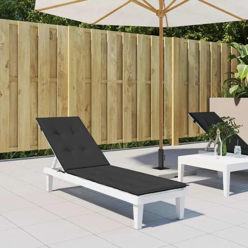 Stoelkussens met oxford stof voor een frisse uitstraling in je buitenruimte - Zwart / 1 - Stoelkussens