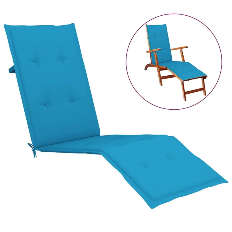 Stoelkussens met oxford stof voor een frisse uitstraling in je buitenruimte - Blauw / 1 - Stoelkussens