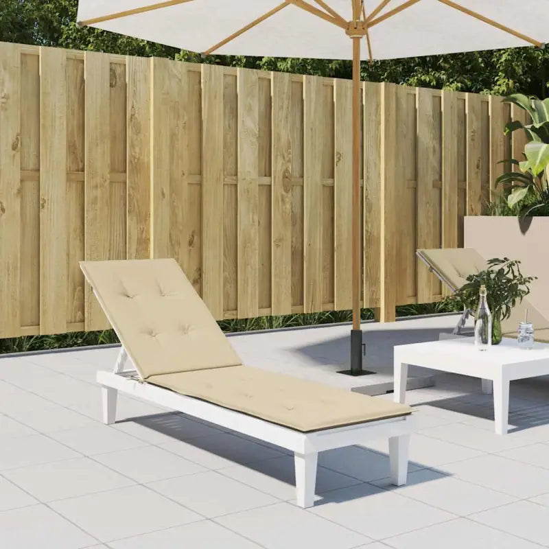 Stoelkussens met oxford stof voor een frisse uitstraling in je buitenruimte - Beige / 1 - Stoelkussens