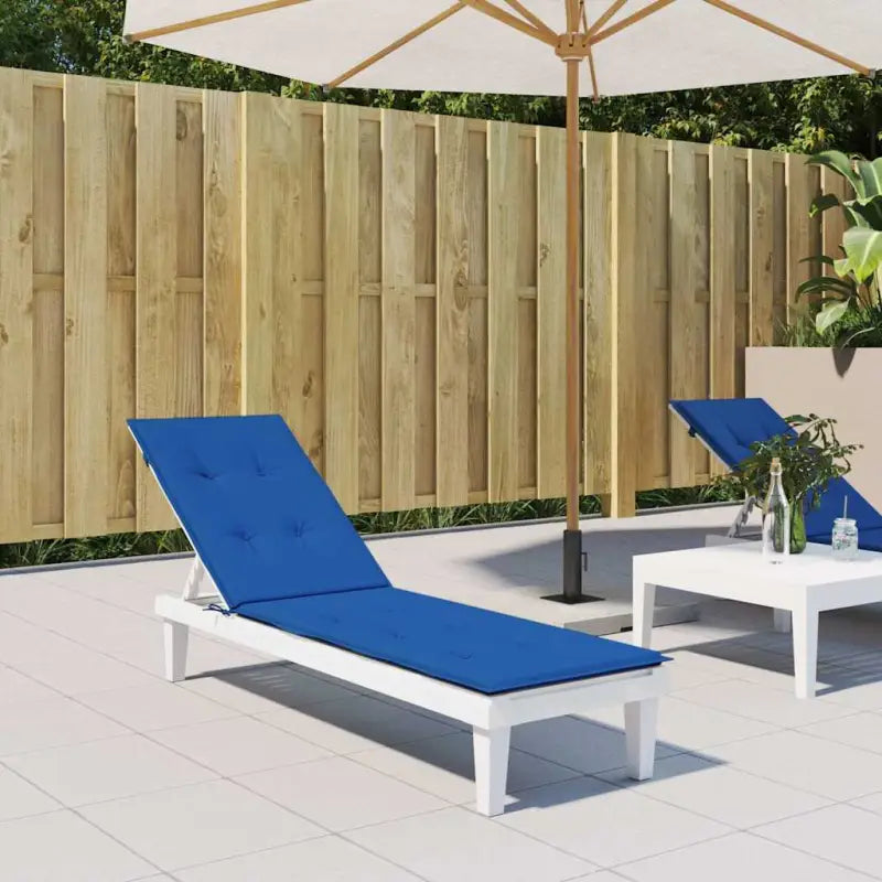 Stoelkussens met oxford stof voor een frisse uitstraling in je buitenruimte - koningsblauw / 1 - Stoelkussens