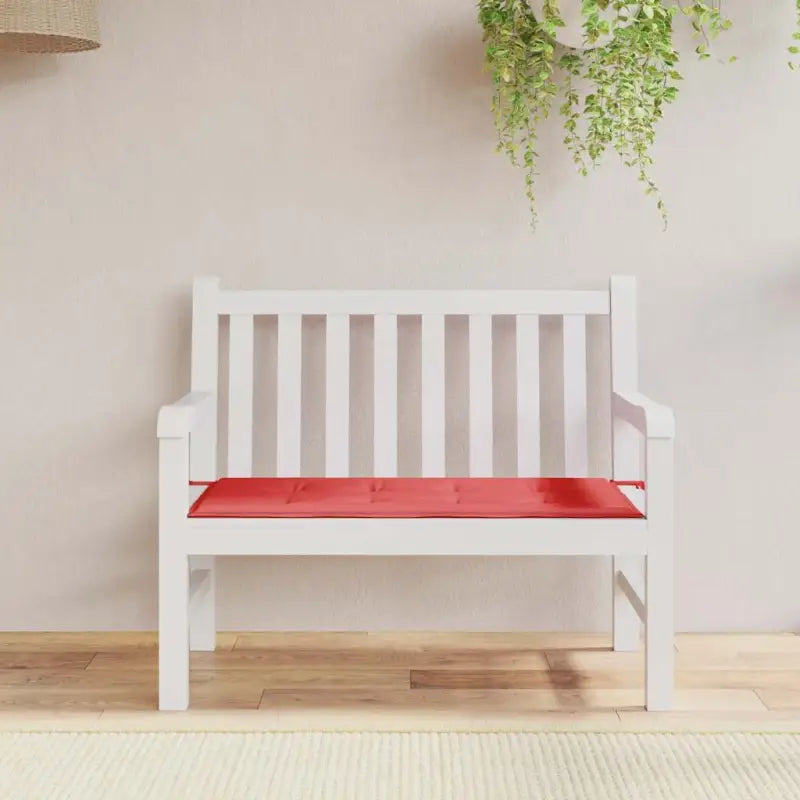 Stoelkussens van oxford stof voor een frisse uitstraling in je tuin - Rood / 120 x 50 x 3 cm / 1 - Stoelkussens