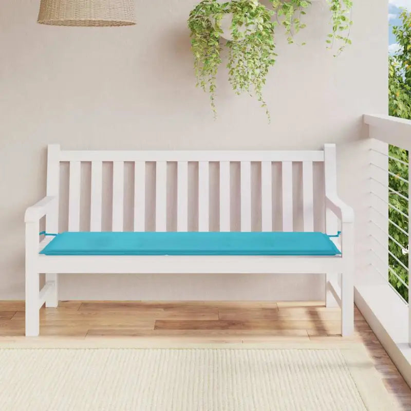 Stoelkussens van oxford stof voor een frisse uitstraling in je tuin - Turquoise / 150 x 50 x 3 cm / 1 - Stoelkussens