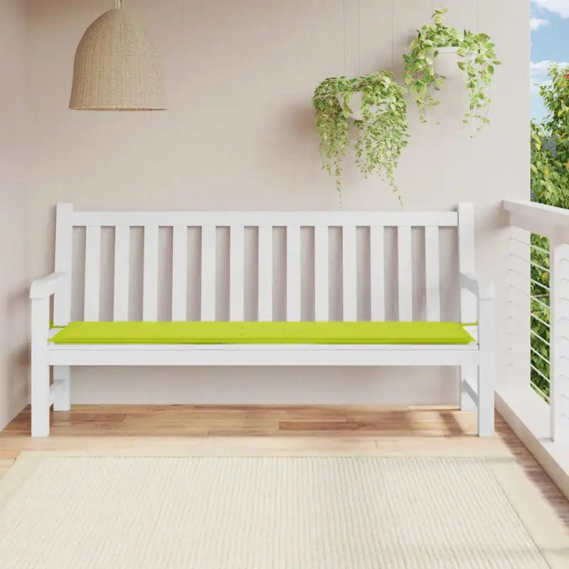 Stoelkussens van oxford stof voor een frisse uitstraling in je tuin - Heldergroen / 200 x 50 x 3 cm / 1 - Stoelkussens