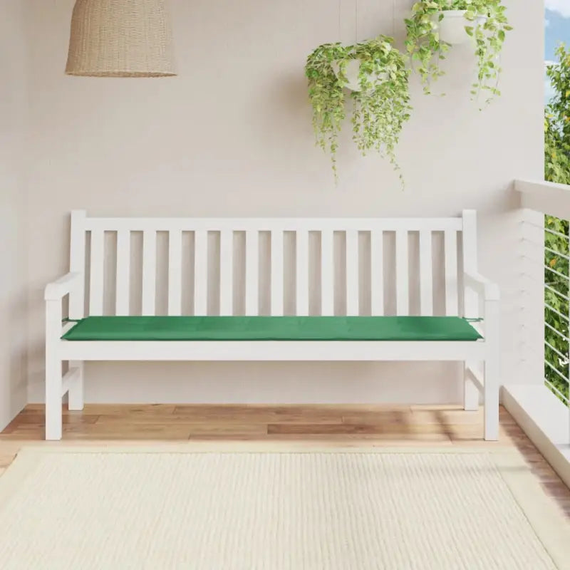 Stoelkussens van oxford stof voor een frisse uitstraling in je tuin - Groen / 180 x 50 x 3 cm / 1 - Stoelkussens