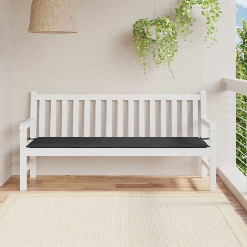 Stoelkussens van oxford stof voor een frisse uitstraling in je tuin - Zwart / 180 x 50 x 3 cm / 1 - Stoelkussens