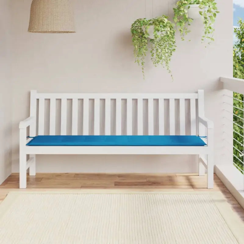 Stoelkussens van oxford stof voor een frisse uitstraling in je tuin - Blauw / 180 x 50 x 3 cm / 1 - Stoelkussens