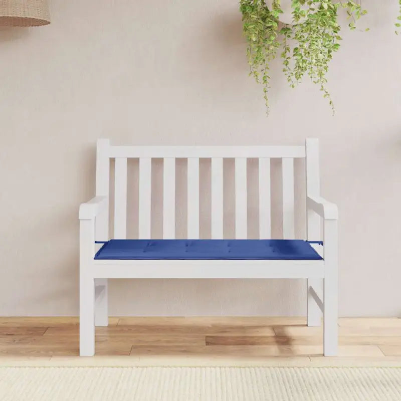 Stoelkussens van oxford stof voor een frisse uitstraling in je tuin - koningsblauw / 120 x 50 x 3 cm / 1 - Stoelkussens