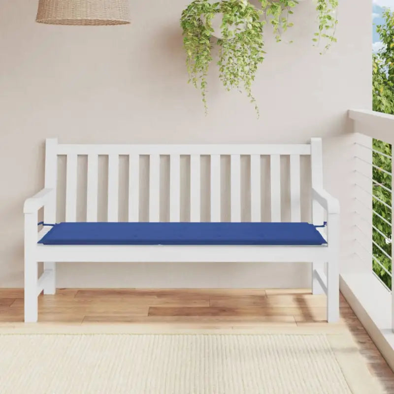 Stoelkussens van oxford stof voor een frisse uitstraling in je tuin - koningsblauw / 150 x 50 x 3 cm / 1 - Stoelkussens