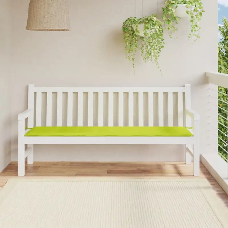 Stoelkussens van oxford stof voor een frisse uitstraling in je tuin - Heldergroen / 180 x 50 x 3 cm / 1 - Stoelkussens