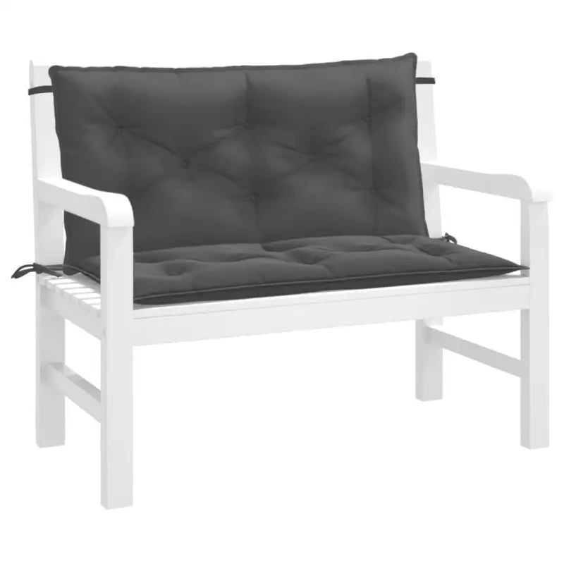 Stoelkussens voor een frisse uitstraling en behoud van oorspronkelijke vorm - antraciet mix / 100 x 50 x 7 cm / 1